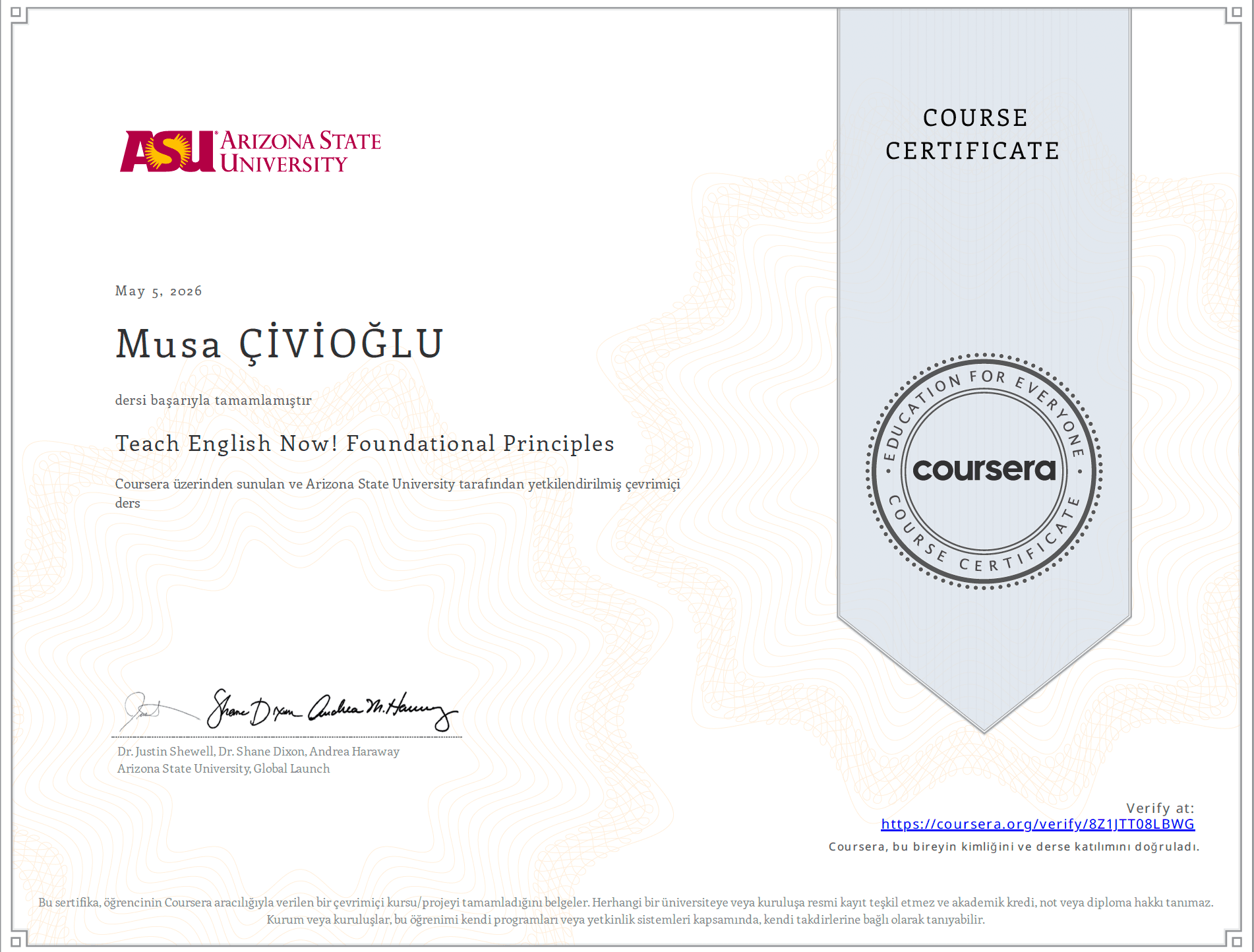 Teach English Now! Foundational Principles